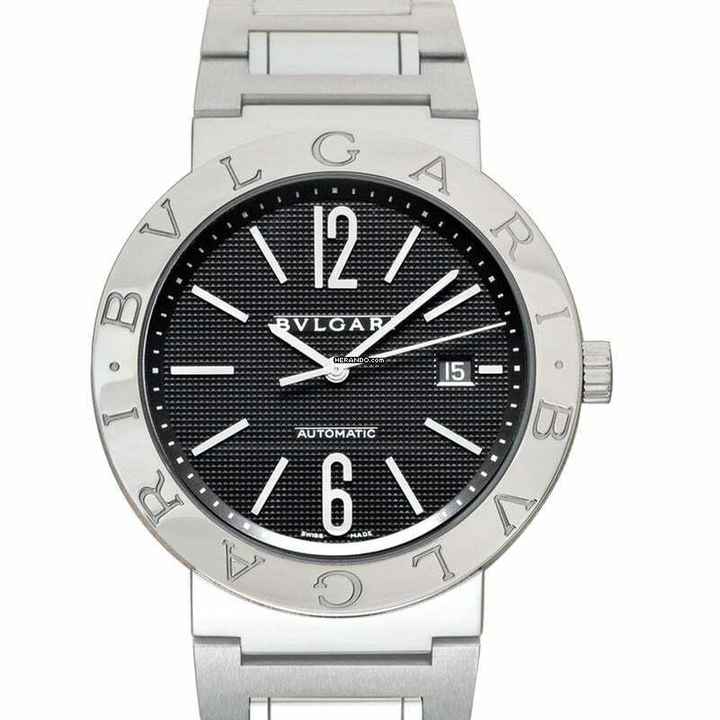  Bulgari Bulgari 101382 - Bvlgari Bvlgari Automatic Black Dial Stainless Steel Men's Watch </h1> 