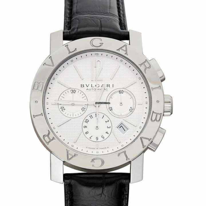  Bulgari Bulgari 101557 - Bvlgari Bvlgari Automatic White Dial Stainless Steel Men's Watch </h1> 