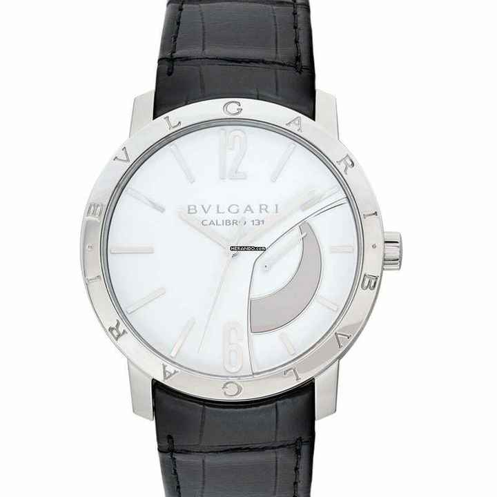  Bulgari Bulgari 101870 - Bvlgari Bvlgari Manual-winding White Dial Stainless Steel Men's Watch </h1> 