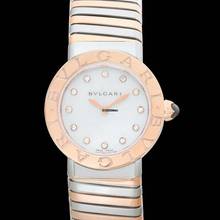Thumbnail von Bulgari 102222 - Tubogas Quartz Mother of pearl Dial Stainless Steel Ladies Watch </h1>