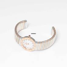 Thumbnail von Bulgari 102222 - Tubogas Quartz Mother of pearl Dial Stainless Steel Ladies Watch </h1>