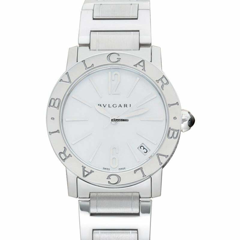  Bulgari Bulgari 101889 - Bvlgari Bvlgari Automatic Mother of pearl Dial Stainless Steel Ladies Watch </h1> 