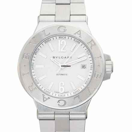  Bulgari Diagono 101628 - Diagono Automatic Silver Dial Stainless Steel Men's Watch </h1> 