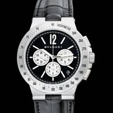 Thumbnail von Bulgari Diagono 102588 - Diagono Automatic Black Dial Stainless Steel Men's Watch </h1>