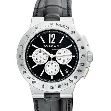  Bulgari Diagono 102588 - Diagono Automatic Black Dial Stainless Steel Men's Watch </h1> 