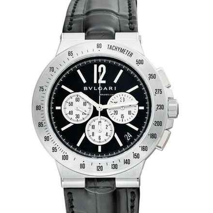  Bulgari Diagono 102588 - Diagono Automatic Black Dial Stainless Steel Men's Watch </h1> 