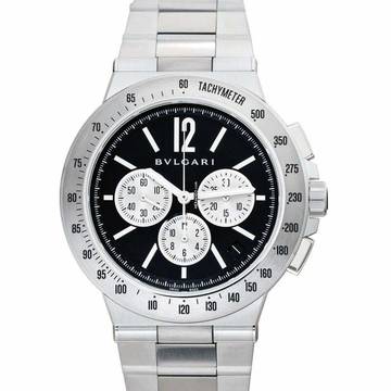  Bulgari Diagono 102761 - Diagono Automatic Black Dial Stainless Steel Men's Watch </h1> 