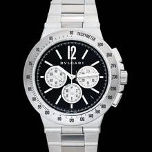 Thumbnail von Bulgari Diagono 102761 - Diagono Automatic Black Dial Stainless Steel Men's Watch </h1>