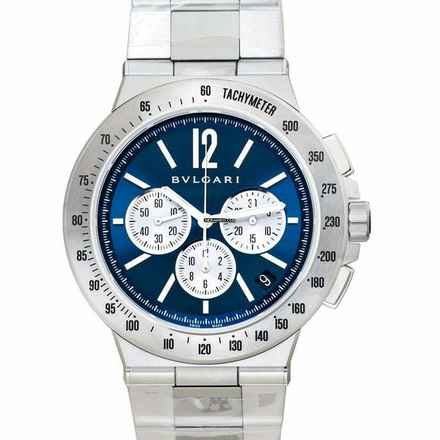  Bulgari Diagono 102587 - Diagono Automatic Blue Dial Stainless Steel Men's Watch </h1> 