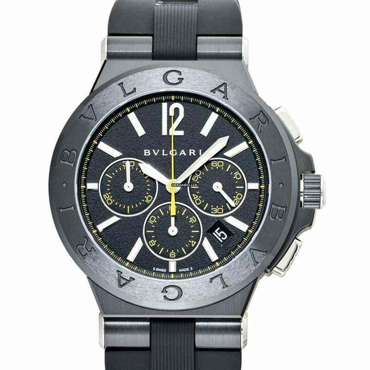  Bulgari Diagono 102161 - Diagono Automatic Black Dial Stainless Steel Men's Watch </h1> 