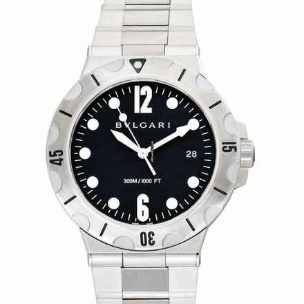  Bulgari Diagono 102323 - Diagono Automatic Black Dial Stainless Steel Men's Watch </h1> 