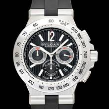 Thumbnail von Bulgari Diagono 102228 - Diagono Automatic Black Dial Stainless Steel Men's Watch </h1>