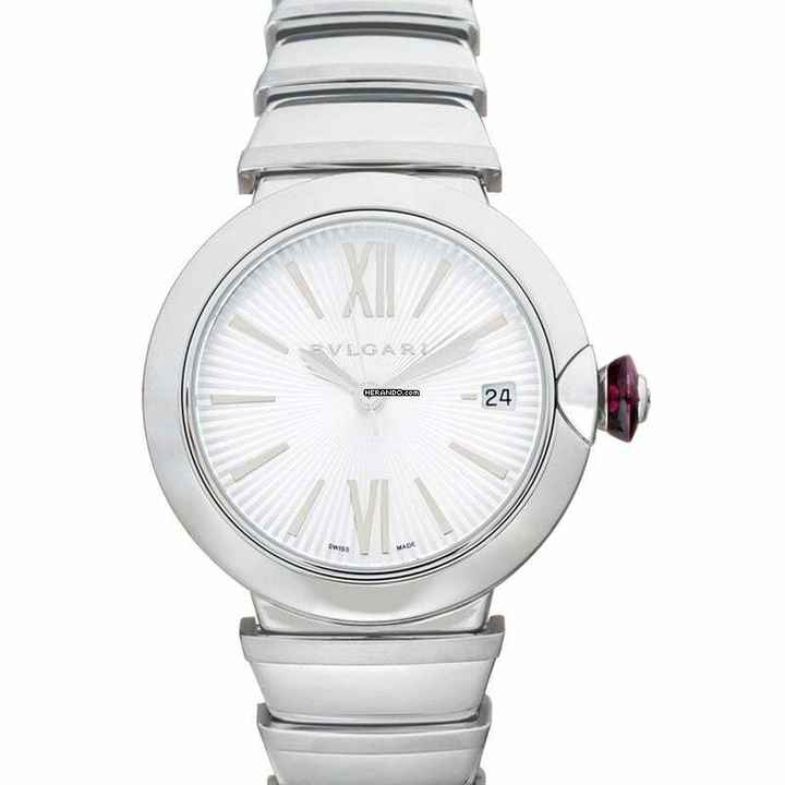  Bulgari 102383 - Ruchiea Automatic Silver Dial Stainless Steel Ladies Watch </h1> 