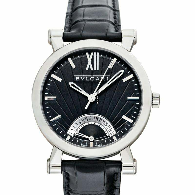  Bulgari Sotirio 101706 - Sotirio Automatic Black Dial Stainless Steel Men's Watch </h1> 