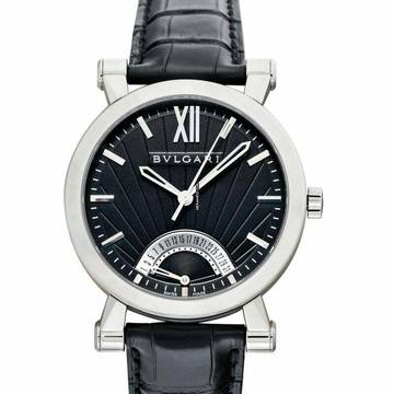  Bulgari Sotirio 101706 - Sotirio Automatic Black Dial Stainless Steel Men's Watch </h1> 
