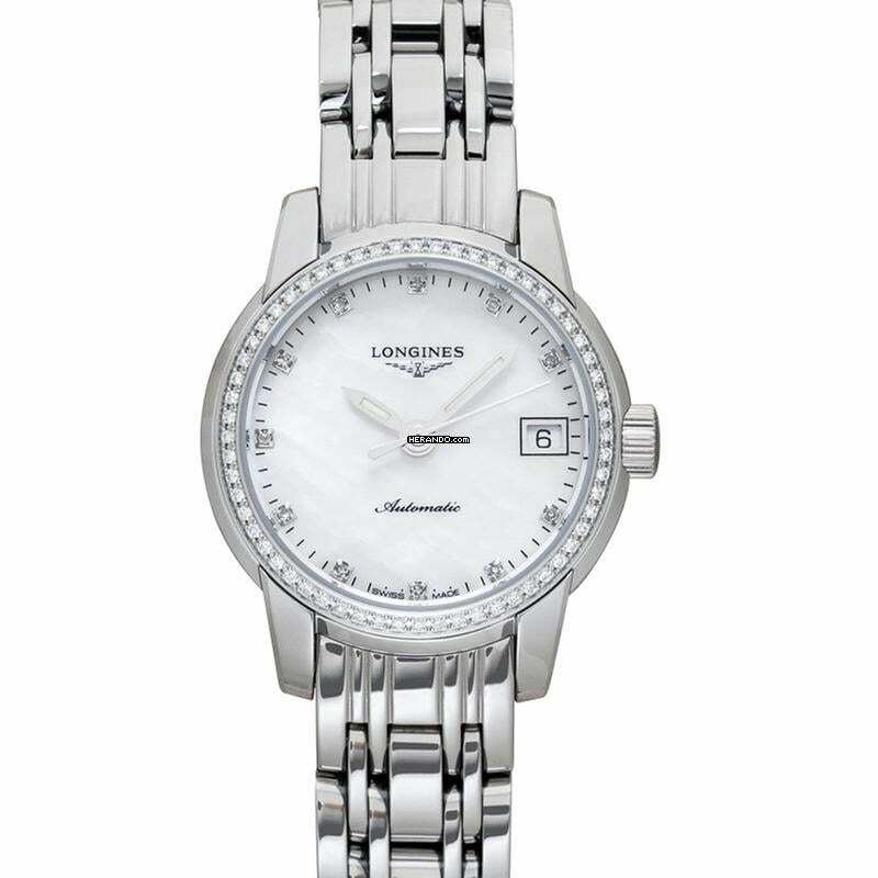 Longines Saint-Imier L22630876 - The Longines Saint-Imier Automatic Mother of pearl Dial Stainless Steel Ladies </h1>