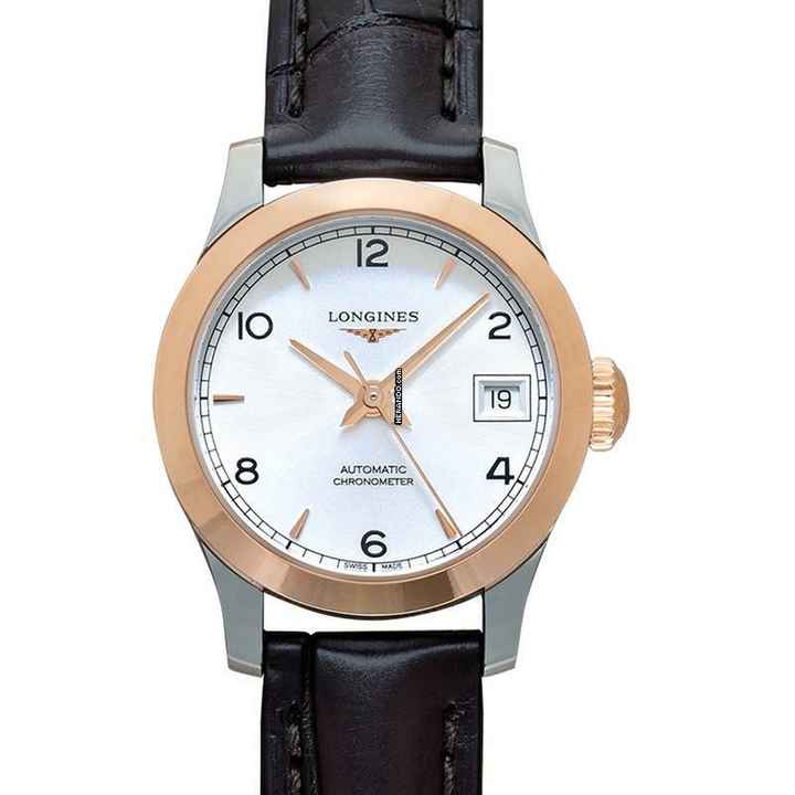  Longines Record L23205762 - Record Automatic Silver Dial Stainless Steel Ladies Watch </h1> 