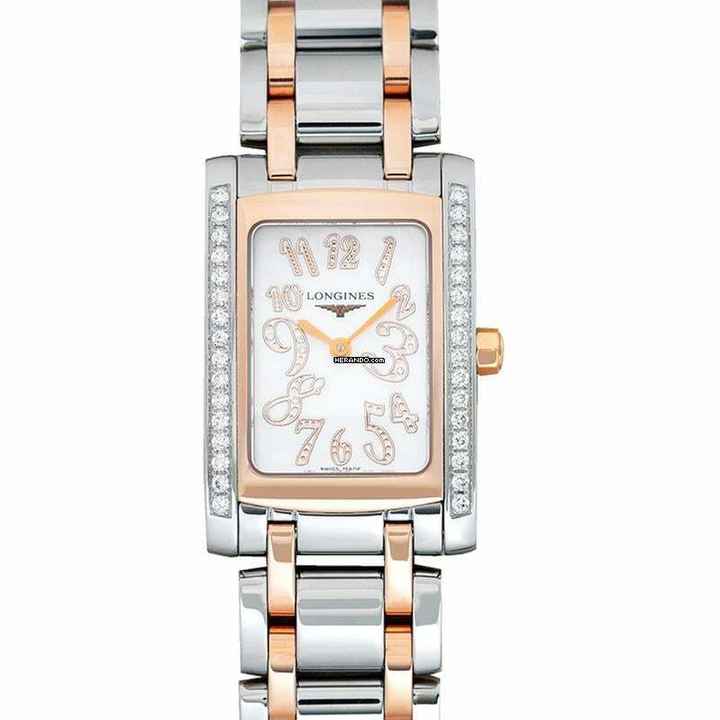  Longines DolceVita L55025997 - DolceVita Quartz Mother of pearl Dial Stainless Steel Ladies Watch </h1> 