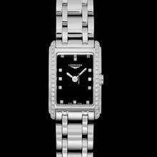 Thumbnail von Longines DolceVita L52580576 - DolceVita Quartz Black Dial Stainless Steel Ladies Watch </h1>