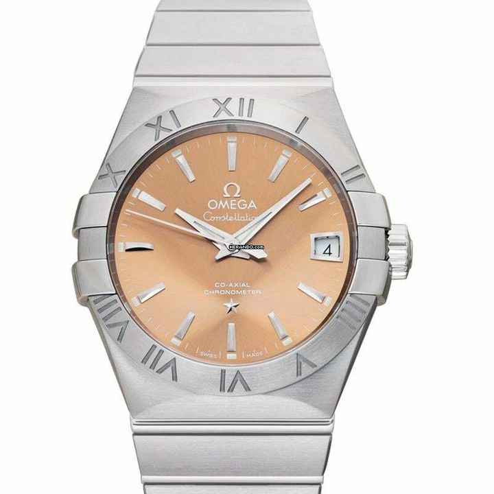  Omega Constellation Men 123.10.38.21.10.001 - Constellation Automatic Brown Dial Stainless Steel Men's Watch </h1> 