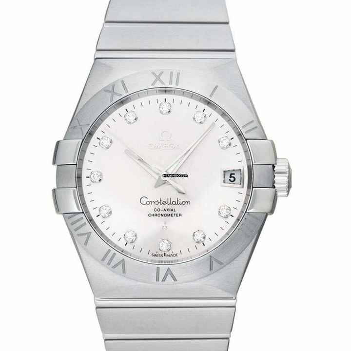  Omega Constellation Men 123.10.38.21.52.001 - Constellation Automatic Silver Dial Stainless Steel Men's Watch </h1> 