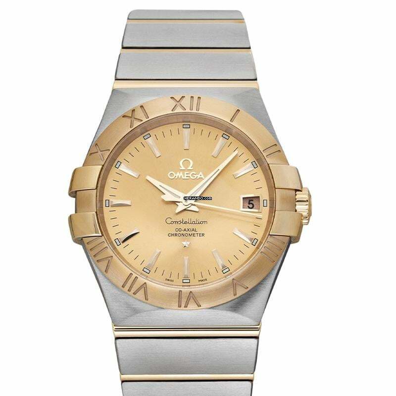 Omega Constellation 123.20.35.20.08.001 - Constellation Automatic Champagne Dial Stainless Steel Men's Watch </h1>