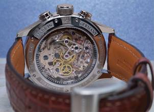 Thumbnail von Alexander Shorokhoff Chrono Regulator Skeleton optional in weiss und gelb