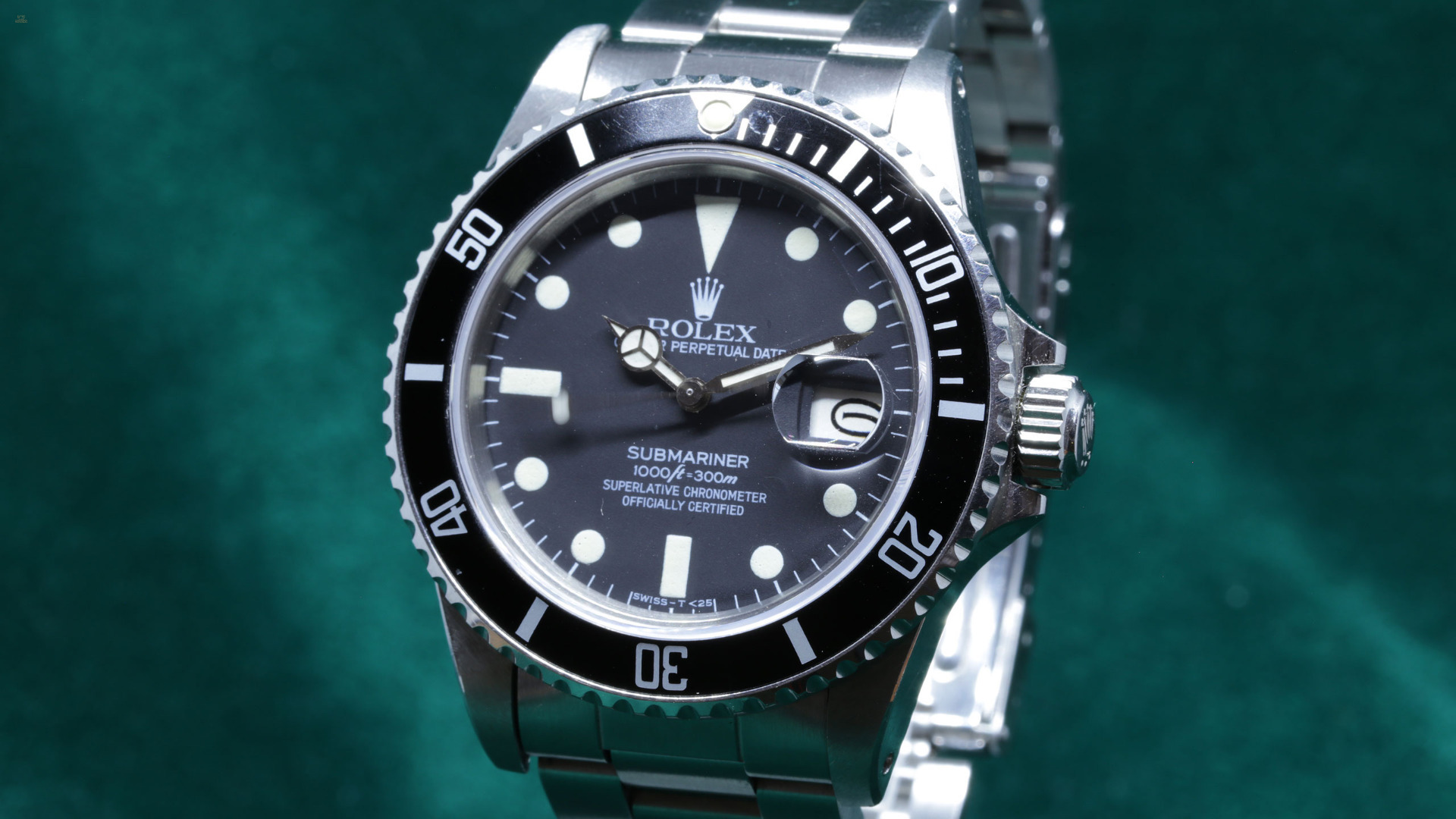 Thumbnail von ROLEX Submariner 16800 matt dial