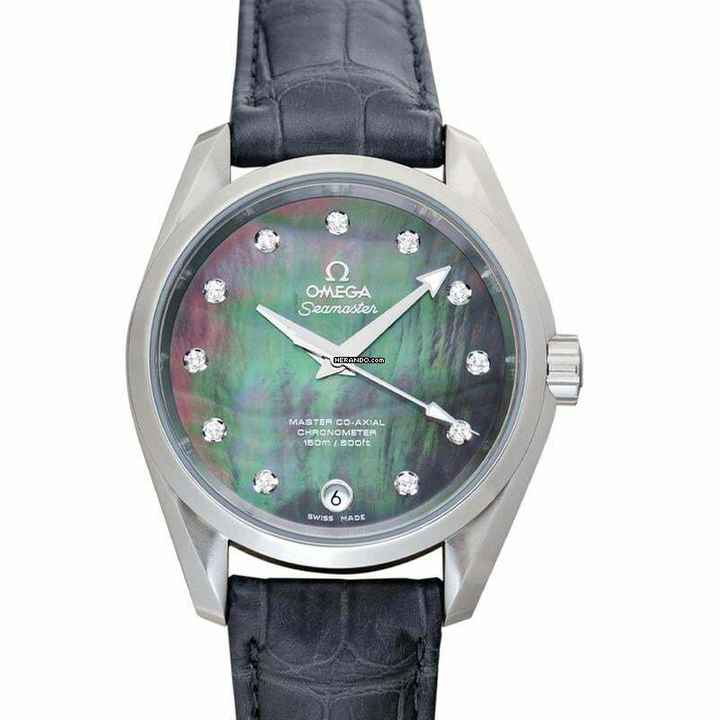 Omega Seamaster Aqua Terra 231.13.39.21.57.001 - Seamaster Automatic Mother of pearl Dial Stainless Steel Ladies Watc </h1> 