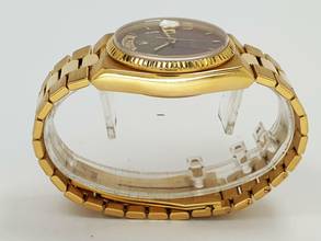 Thumbnail von Rolex Day-Date Oysterquartz Rare Day-Date Oysterquartz LC100 Wood Dial