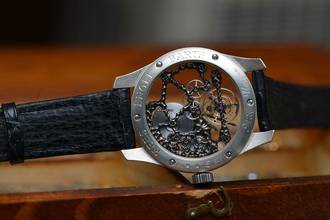 Thumbnail von Kees Engelbarts Argentium extremly skeleton Tourbillon Piece Unique