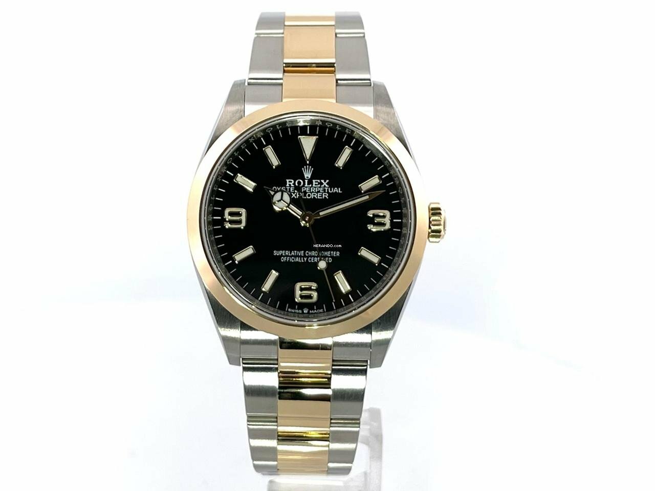 Rolex Explorer 36 Edelstahl Gelbgold Ref. 124273 </h1>