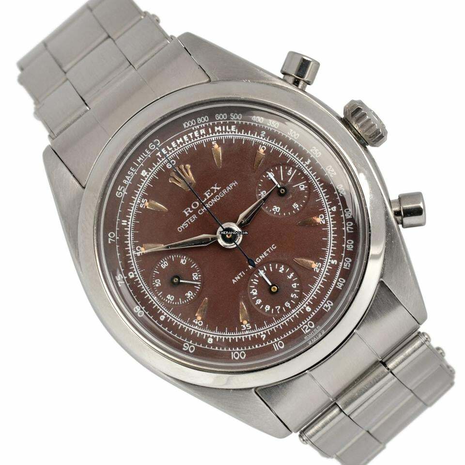  Rolex Chronograph 6234 Pre-Daytona Chocolate dial Full Set 1960’s </h1> 