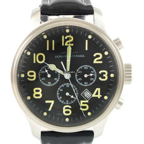 Zeno-Watch Basel OS Pilot gebraucht Oversize Ref. 8557 Revision </h1> 
