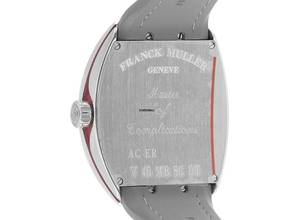 Thumbnail von Franck Muller Vanguard Master Banker 3-Zeitzonen Stahl Automatik Armband Leder Kautschuk Faltschließe 54x44mm Box&Pap. Full Set Neu