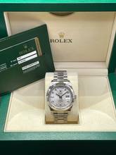 Thumbnail von Rolex Day-Date II 41mm Whitegold 18Kt. Top Condition Original Baguette Diamond dial BOX&PAPERS