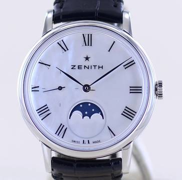  Zenith Elite Ultra Thin Lady MOP Dial Moon Dresswatch Automatic 36mm new B+P 