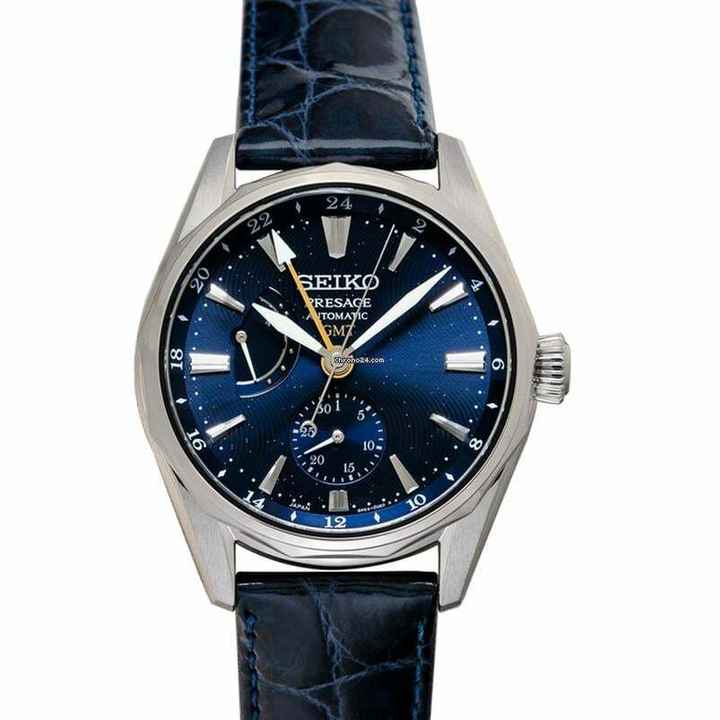  Seiko Presage SARF013 - Presage Automatic Blue Dial Titanium Men's Watch </h1> 