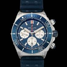 Thumbnail von Breitling AB0136161C1S1 - Super Automatic Blue Dial Stainless Steel Men's Watch </h1>