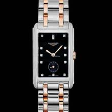 Thumbnail von Longines DolceVita L55125577 - DolceVita Quartz Black Dial Stainless Steel Ladies Watch </h1>