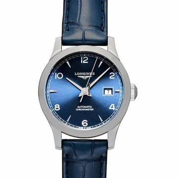  Longines Record L23214964 - Record Automatic Blue Dial Stainless Steel Ladies Watch </h1> 