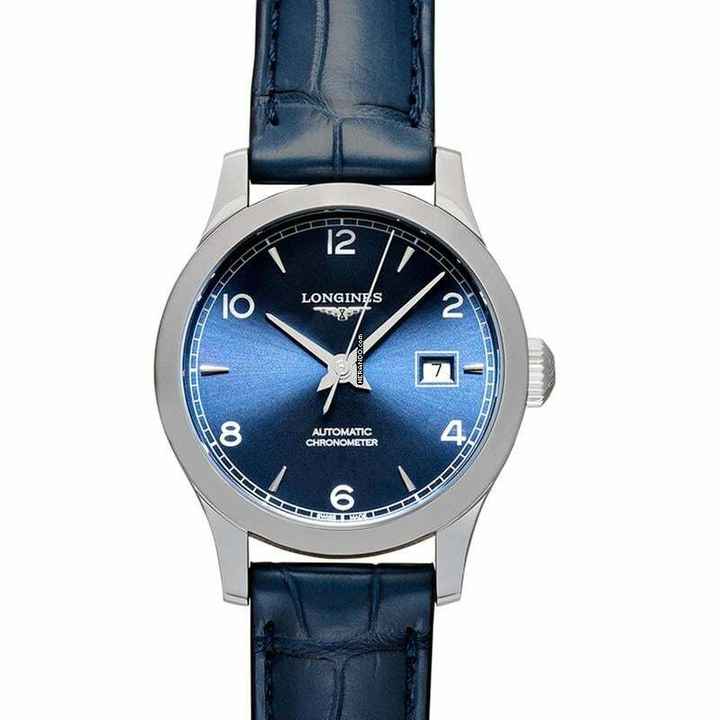  Longines Record L23214964 - Record Automatic Blue Dial Stainless Steel Ladies Watch </h1> 
