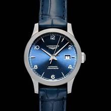 Thumbnail von Longines Record L23214964 - Record Automatic Blue Dial Stainless Steel Ladies Watch </h1>