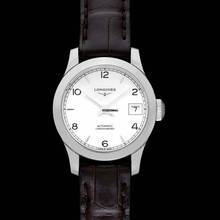Thumbnail von Longines Record L23204762 - Record Automatic Silver Dial Stainless Steel Ladies Watch </h1>