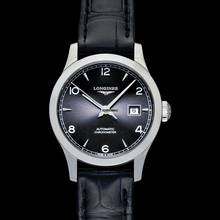 Thumbnail von Longines Record L23214562 - Record Automatic Black Dial Stainless Steel Ladies Watch </h1>