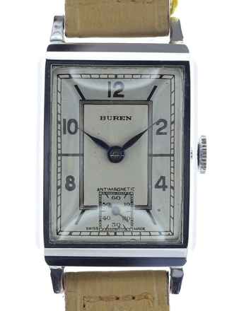  Buren Gents manual wind Antimagnetic Wristwatch </h1> 