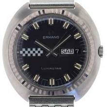 Thumbnail von Ermano Gents Automatic Wristwatch Lunastar </h1>