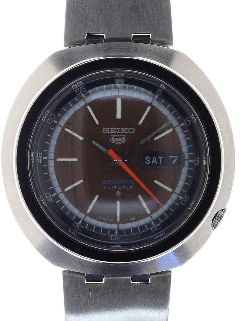  Seiko 5 Sports Gents automatic Wristwatch Sports 5 Saucer / UFO </h1> 