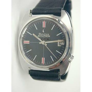  Bulova Accutron Stahl Herrenarmbanduhr ca. 1969 