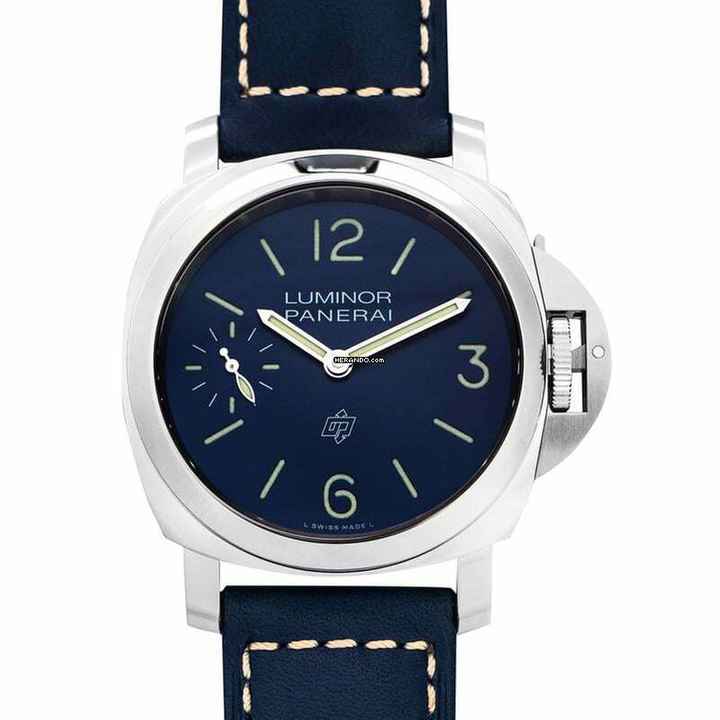  Panerai Luminor PAM01085 - Luminor Manual-winding Blue Dial Stainless Steel Men's Watch </h1> 